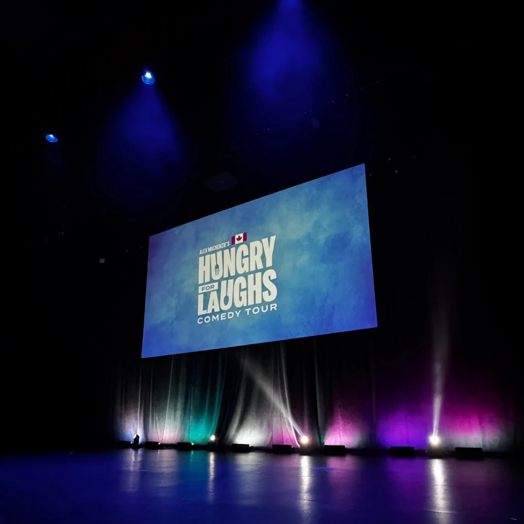 Hungry for Laughs stage ready for the show
